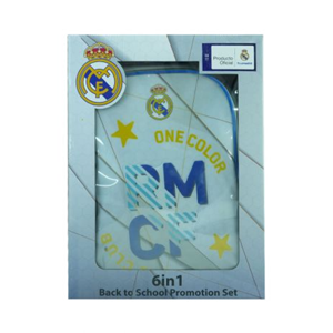 ست 6 در 1 کوله پشتی 40 سانتی Real Madrid مدل Rainbow Max - Backpack - Promotion Items 6 in 1 - Real Madrid